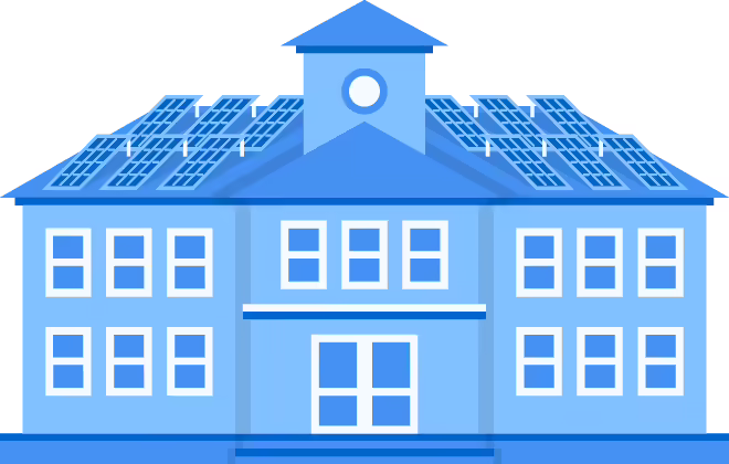 Zonnepanelen op schooldaken