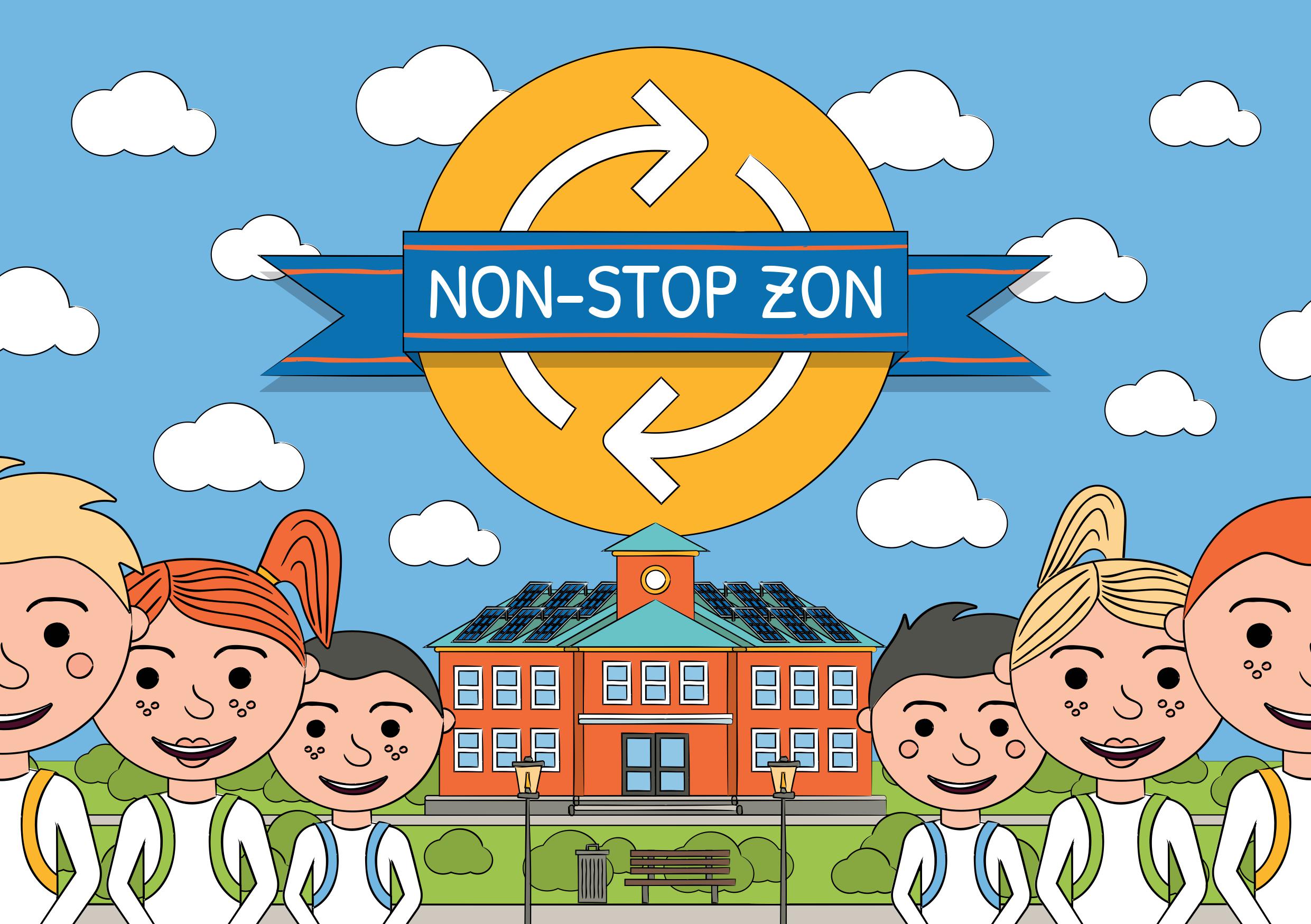 SDR_Non-Stop Zon_kaart-voorkant